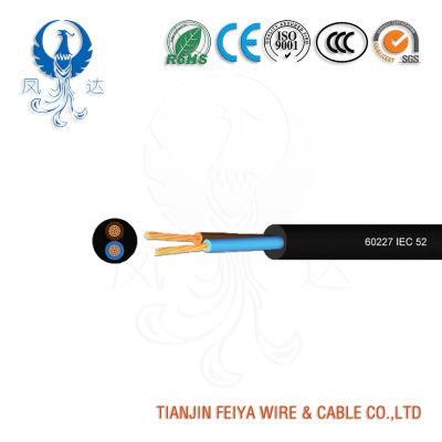 Low Voltage BVV Solid Copper Conductor PVC Insulation and Sheath Electrical PVC Wire