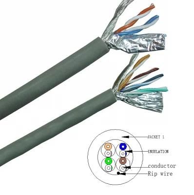 4 Pair SFTP Cat5e Cable/LAN Cable Cat5e FTP Cat5e