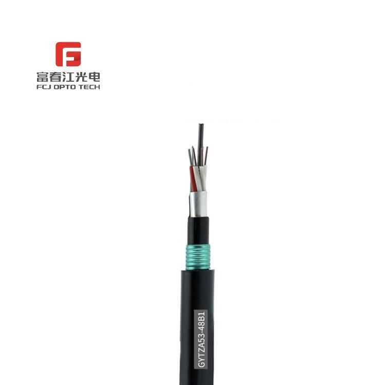 Phosphorized Wire Center Reinforcement Member Outdoor Gytza Aerial Duct Optic Fiber Cable