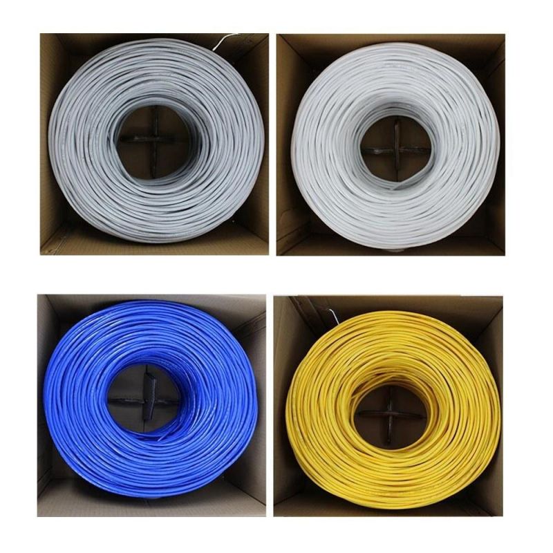 Hot Sell Factory OEM Cat5e CAT6 UTP FTP SFTP Patch Cord 23 24 25 AWG LAN CCA Copper Cable