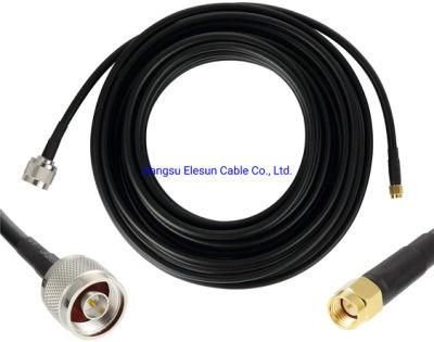 Factory OEM High Performance RF Jumper Cable Alsr240 Low Loss with Straight SMA Male-SMA Female for Antenna