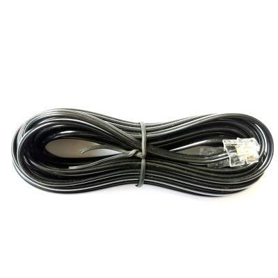 RJ45 8p8c Indoor Telephone Cable/Telephone Line Cord Black Color