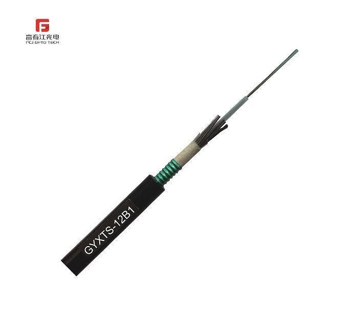 Fcj G652D Central Tube Optical Fiber Cable Steel Wires Armored Gyxts