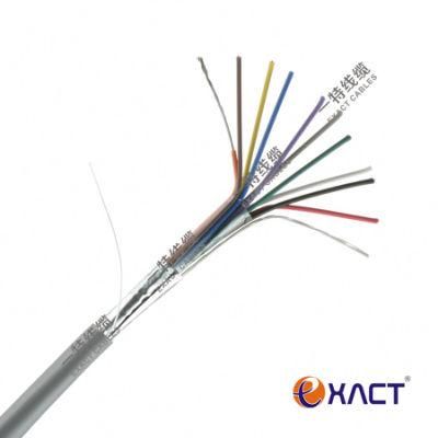 10x0.22mm2 Shielded Stranded TC Tinned Copper Conductor PVC Insulation and Jacket CPR Eca Alarm Cable