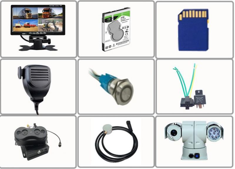 CCTV Video and Power Cable 2 in 1 Easy Plug Security Camera DVR System CCTV Mdvr Accessories Cable