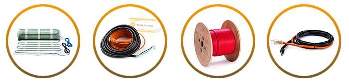 120V/240V Under-Ground Heating up Cables From OEM Factory