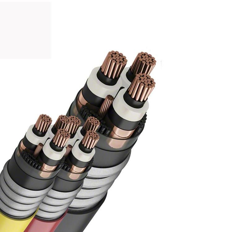 Galvanized Steel Armor Mc Cable 12/2 12/3 14/2 14/3 with PVC Jacket