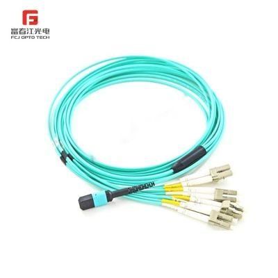 Factory Single Core Round Wire MPO/MTP G652D, G657A1 PVC/LSZH Optical Fiber Jumper