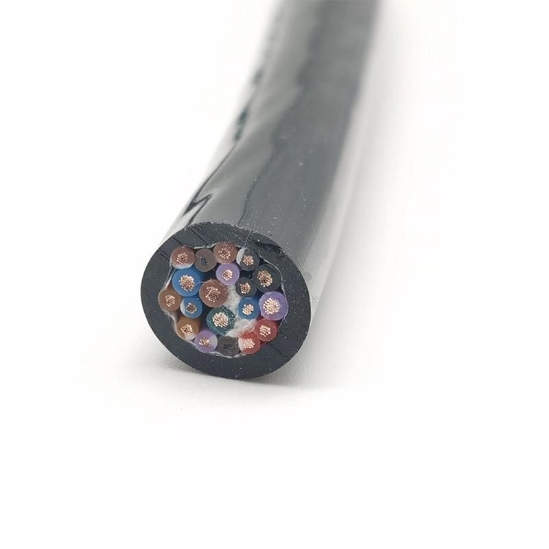 PVC Spiral Cable From H05VV-F for Electrical Facilities 300/500V