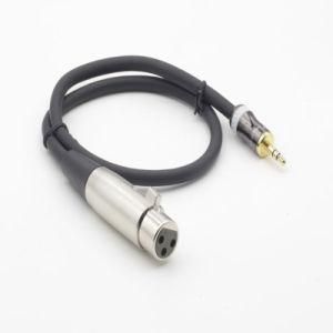 Metal XLR Female to 3.5mm Microphone Cable