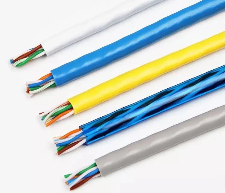 New Material 1000 FT Pull Box HDPE Insulation Material Bulk Ethernet LAN Cable CCA FTP CAT6 Indoor Cable