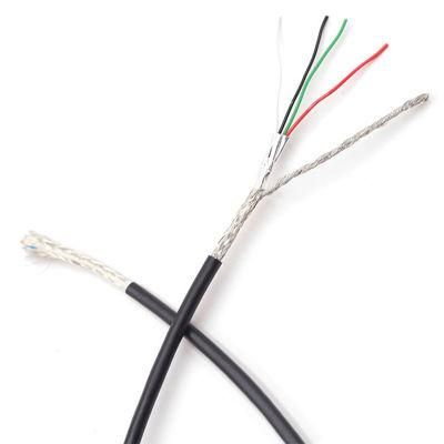 UL2854 Copper Conductor Multicores PVC Insulation Braided Shielded Cable for Internal Wiring