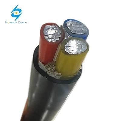 4/0 AWG Aluminium Wire 3 Conductor Industrial Safety Cable