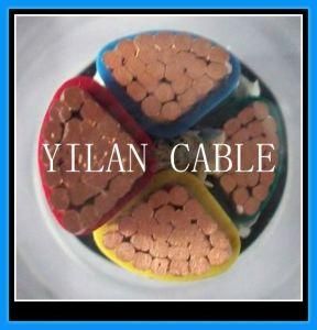 PVC Cable with Copper Conductor PVC Insualted and Sheathed Power Cable.