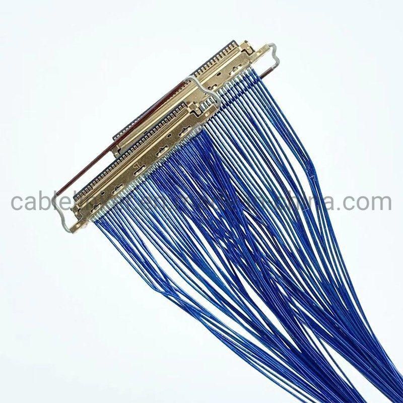 Custom Ipex 20253 40pin Jst Jae Hirose AMP LCD Lvds Cable for Display