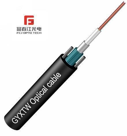 Armoured Central Tube GYXTW Outdoor Single Mode 4/6/8/12/ 24 Cores GYXTW Fiber Optic Cable