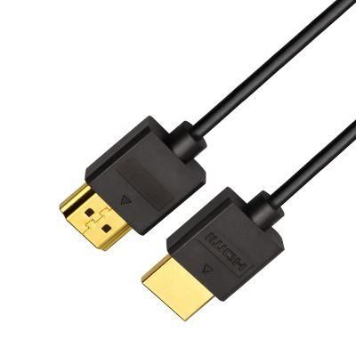 Newest gold plated slim HDMI Cable support 4K 3D ethernet male to male hdmi