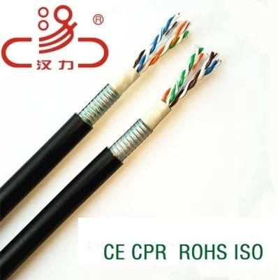 Armoured LAN Cable CAT6 Copper 250MHz LAN Cable CAT6