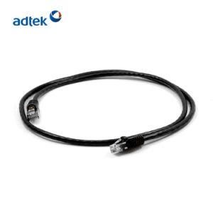 China Factory Fast Shipping Cat5e Gigabit Molded Shielded Patch Cable for Cabinet