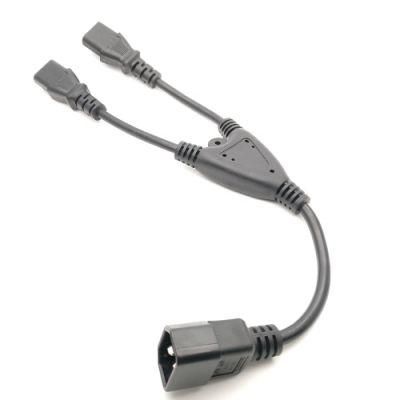 Portable AC Power Cord IEC60320 C13 to C14 Extension Cable