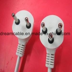 1.8m White Sii 3pin Israel AC Power Cord with C13