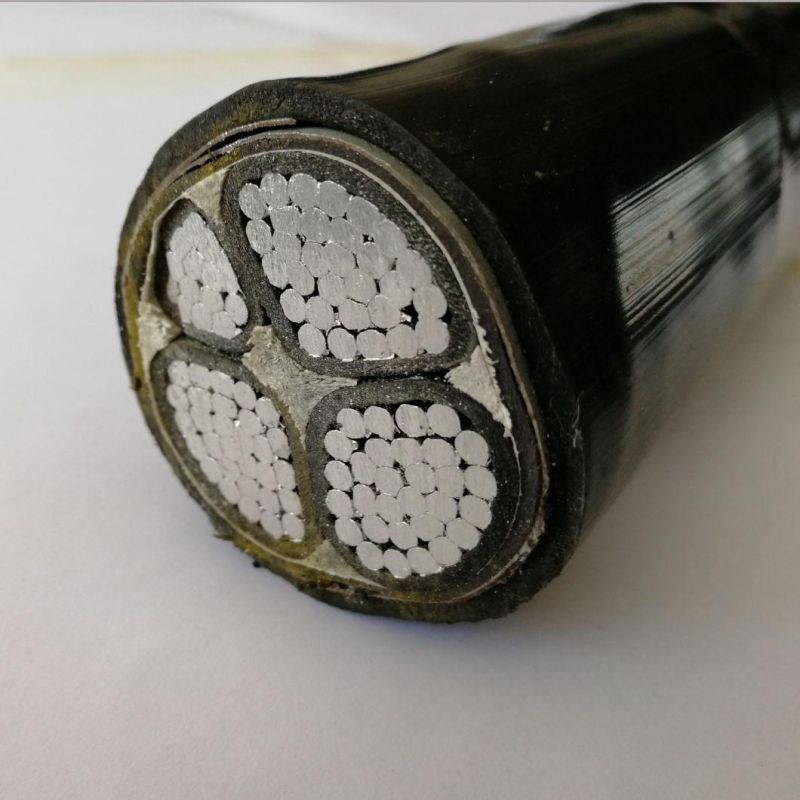 0.6/1kv Cables De Reseau Souterrain Cable Bt 3X95+50mm2 Alu Steel Armour U 1000 Arvfv Cable