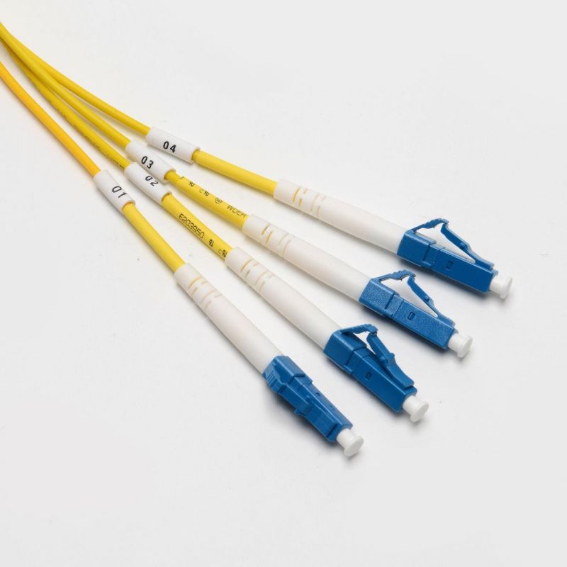 Singlemode PVC Outdoor Armored 6 Core LC/Upc-LC/Upc Fiber Optic Cable