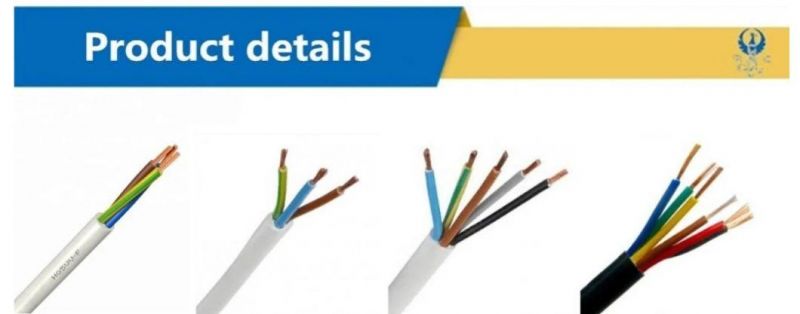 BVV Rvv PVC Insulated PVC Sheathed Cables Flexible Electrical Solid/Soft House Building PVC Wire