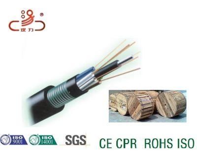 China Manufacturer Outdoor Optical Fiber GYTA GYTS Cable Duct/ Aerial / Direct Buried Stranded Loose Tube Armored Cable GYTA53