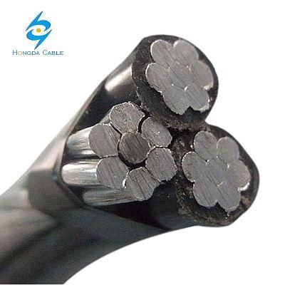 Covered AAC Conductor Twisted Preassembled Aluminum Cable 2 X 2 1/0