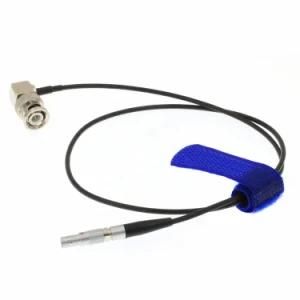 Right Angle BNC to 4pin Lemo Input Time Code Cable