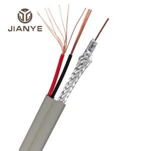 Coaxial Cable Rg59 with 2c Power Cable CCTV/CATV Camera Monitor System Communication Cable