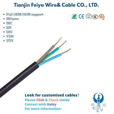 450/750V H07rn-F 4mm2 6mm2 10mm2 16mm2 25mm2 35mm2 Copper Conductor Epr Insulated Welding Flexible Electric Rubber Cable