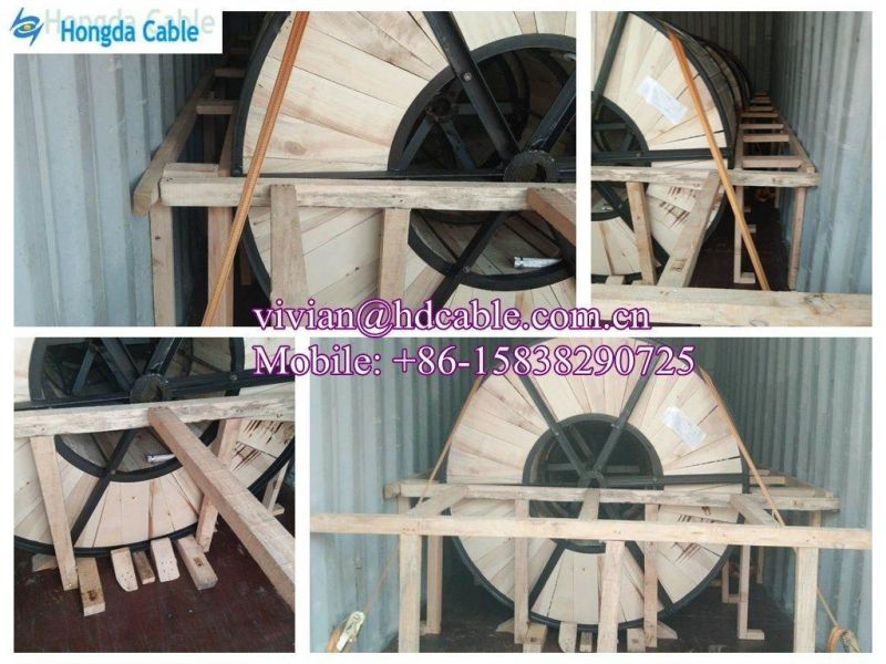 No Sheath 225kv 2 Line Transmission Line Overhead Aluminum Conductors