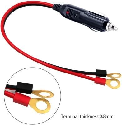 Automotive Inverter 12V/24V to 220V Power Converter Cable Cigarette Lighting Line Power Connection Plug