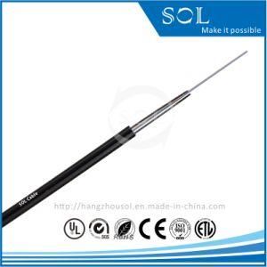 FTTH Two Parallel Steel Wire GJXH Optical Fiber Cable