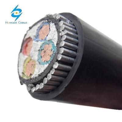 Four Cores Armored Cable Cu/XLPE/PVC/Swa/PVC Armored Cable 6 10 16 25