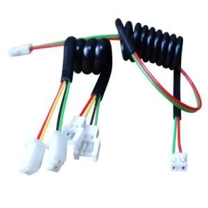Wear-Resistant Spring-Type Spiral Wire, Flat Spiral Cable, Spiral Cable for Medical Equipment Connection.