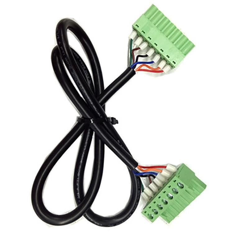 Medical Equipment Wiring Harness 5.08mm Wire Assembly ECU Green Terminal Plug Cable De Diagnosis