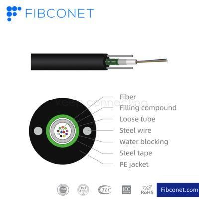 FTTH GYXTW 2-48 Cores Fiber Optic Outdoor Cable