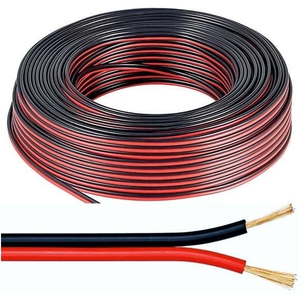 2X0.5mm Red Black Speaker Cable Wire Sound Car Home Stereo HiFi/Car/Home Audio System