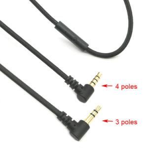 Right Angle 3.5mm Trs to Trrs Patch Cable with Switch
