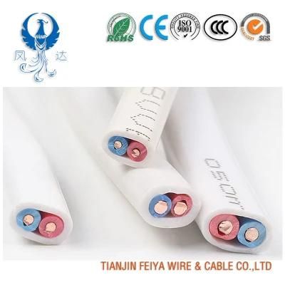 300/300V PVC Insulated and Sheath Flexible Flat Conductor Electric Cable 2 Core Electrical Cable/Wire H03vvh2-F with Competitive Price