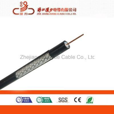 Low Loss Shielded Coaxial Cable RG6 for CCTV/CATV