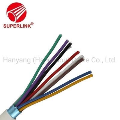 Communication Security Alarm Cable Single Shield 22AWG 6cores for Broadcas Ter