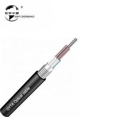 Outdoor Aerial Fiber Optic Cable GYTA Duct Layer Stranded Type Armored 6 Core Optical Fiber Cable