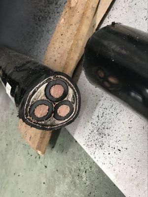 8.7-10 Kv Copper Conductor XLPE Inuslated Copper Wire Screened 3 X 150 Medium Tension Cable