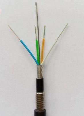 Fcj Opto Techaluminum Tape Armored Flame Retardant Jacket 2-144 Core Gytza Fiber Optic Cable Heat Sensitive Optical Cable