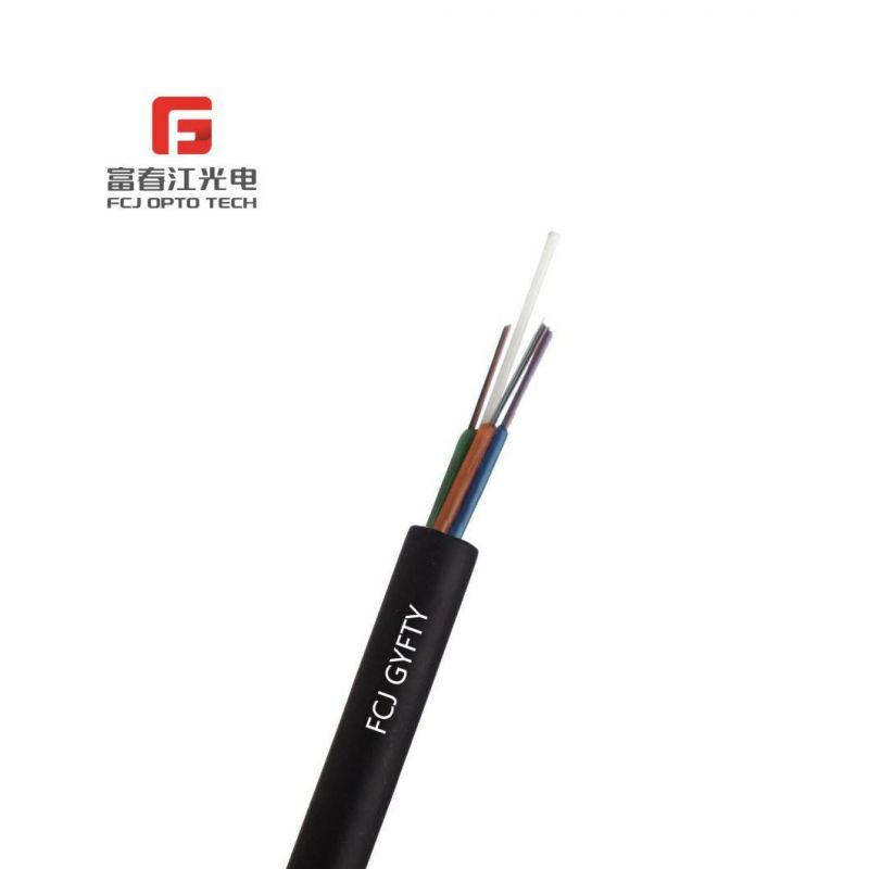 No-Metallic/No-Armored Outdoor Fiber Cable 2-144 Core Singlemode Fiber Optic Cable GYFTY