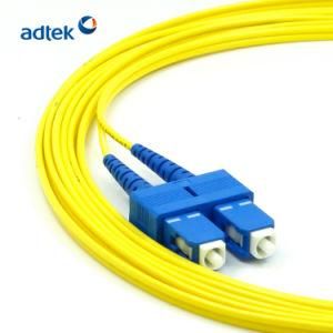 LC/Upc-Sc/Upc Duplex 2.0mm 9/125 Singlemode 3m PVC Yellow Patch Cord